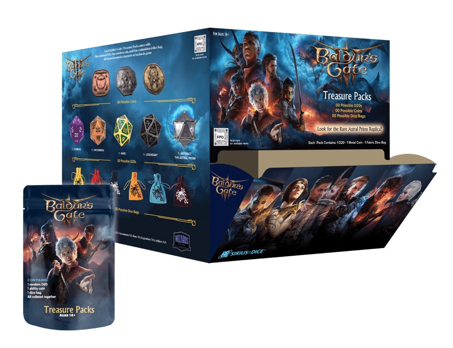 Sirius Dice – Baldur's Gate 3 Treasure Packs
