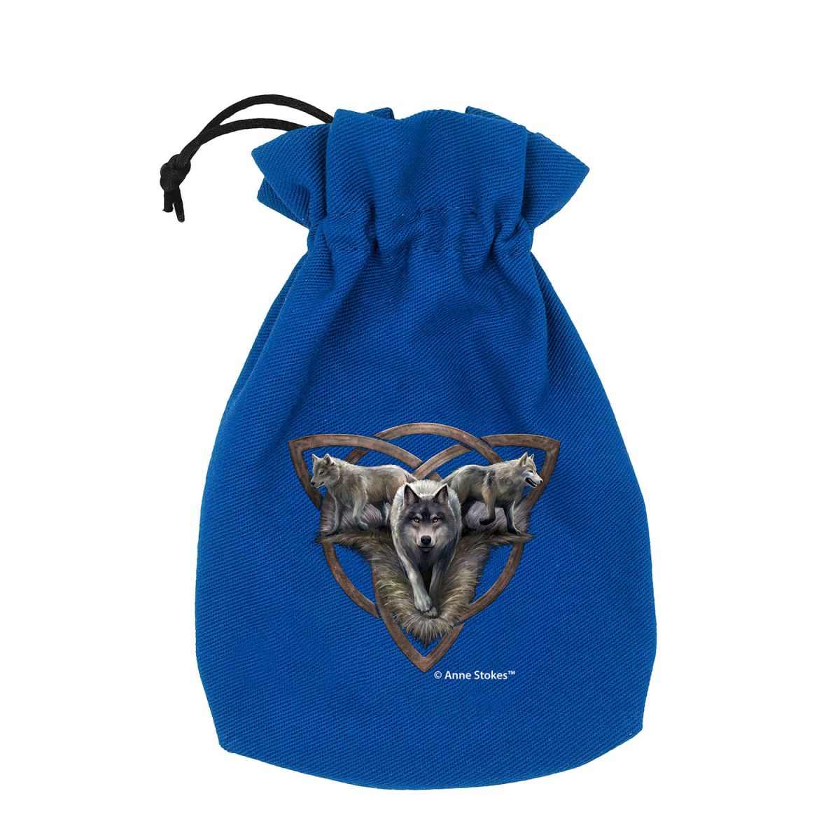 Anne Stokes Dice Pouch: Wolf Trio