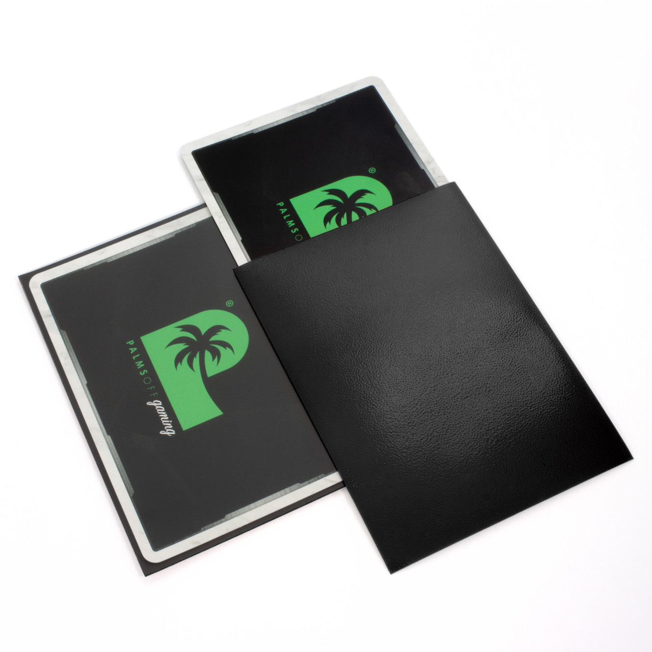 Palms Off Blackout Deck Sleeves (100) Black - Image 2