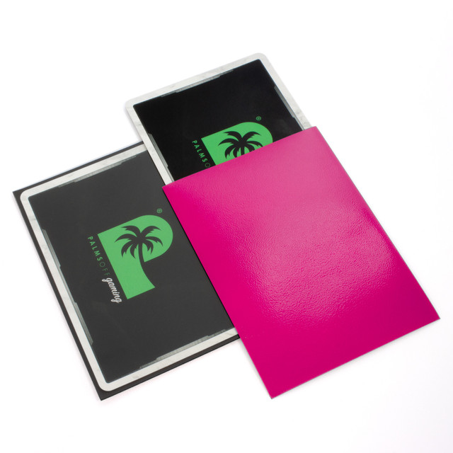 Palms Off Blackout Deck Sleeves (100) Pink - Image 2
