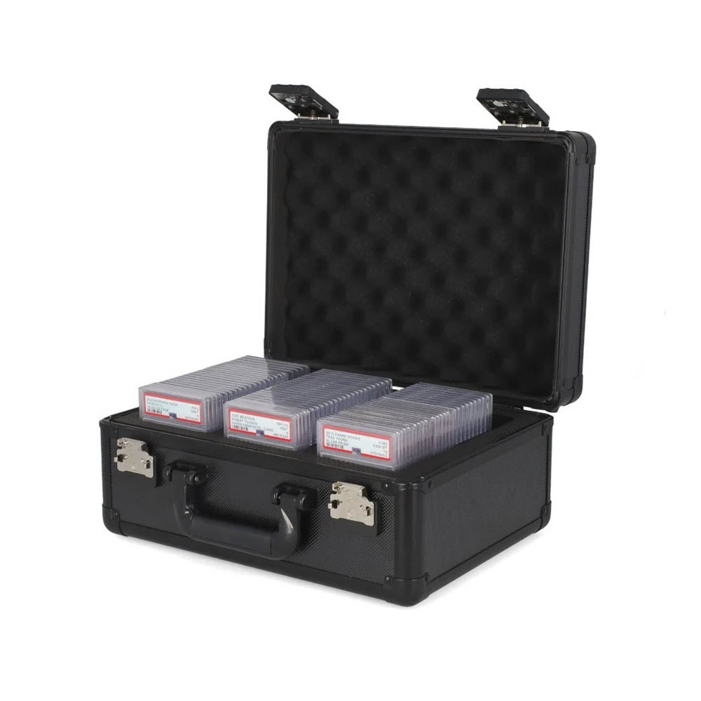 BCW Graded Lock Case - Three Row (Black)