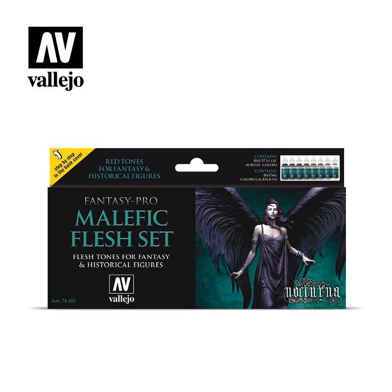 Vallejo - Game Color - Malefic Flesh 8 Color Set