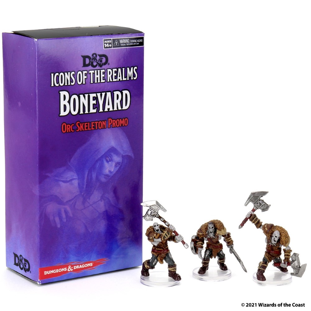 D&D Icons of the Realms: Boneyard - Orc Skeleton Promo Box