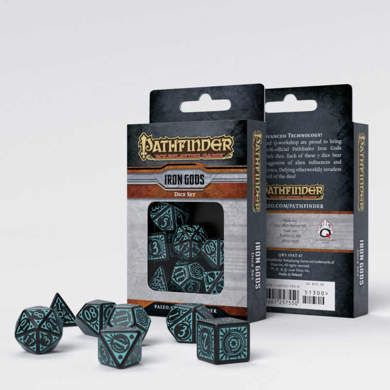 QW - Pathfinder Iron Gods Dice Set