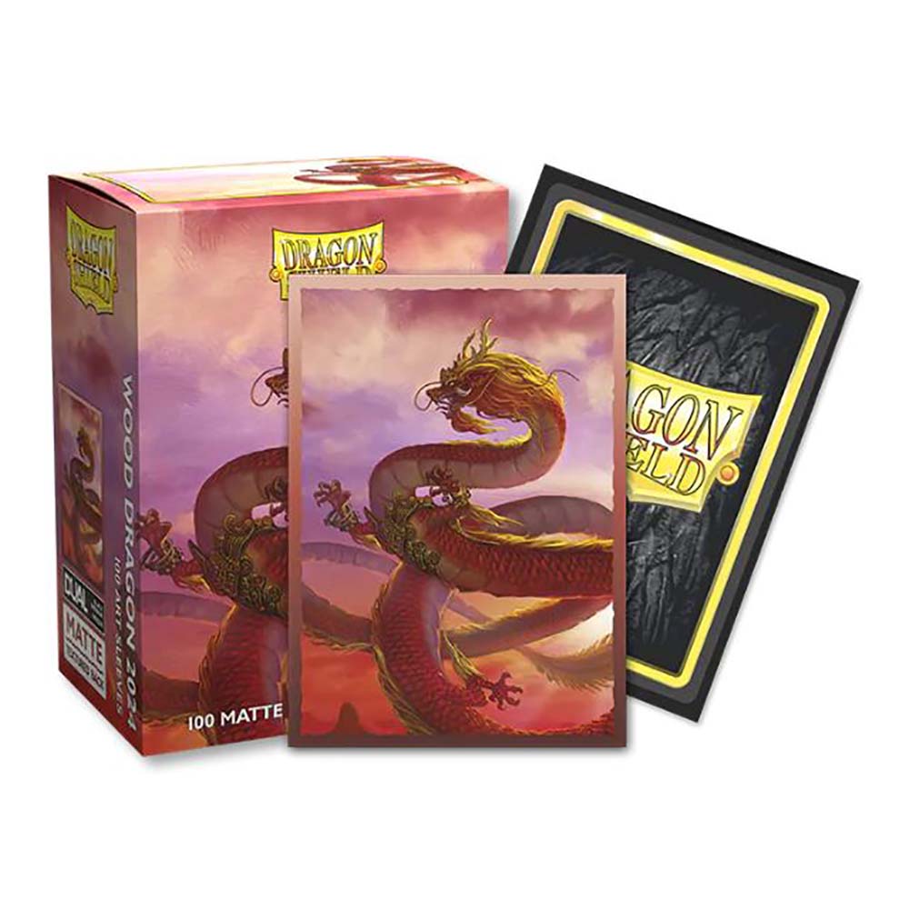 DS Sleeves (100) Dual Art - Wood Dragon 2024