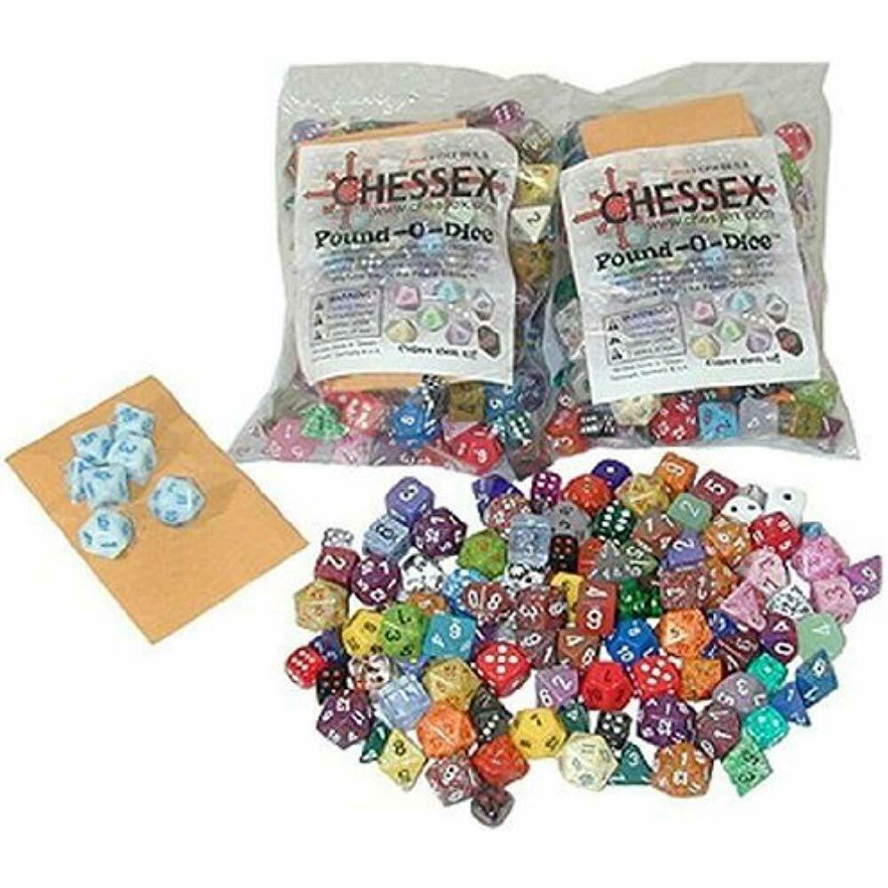 Chessex - Pound-O-Dice (approx 80-100 Dice)