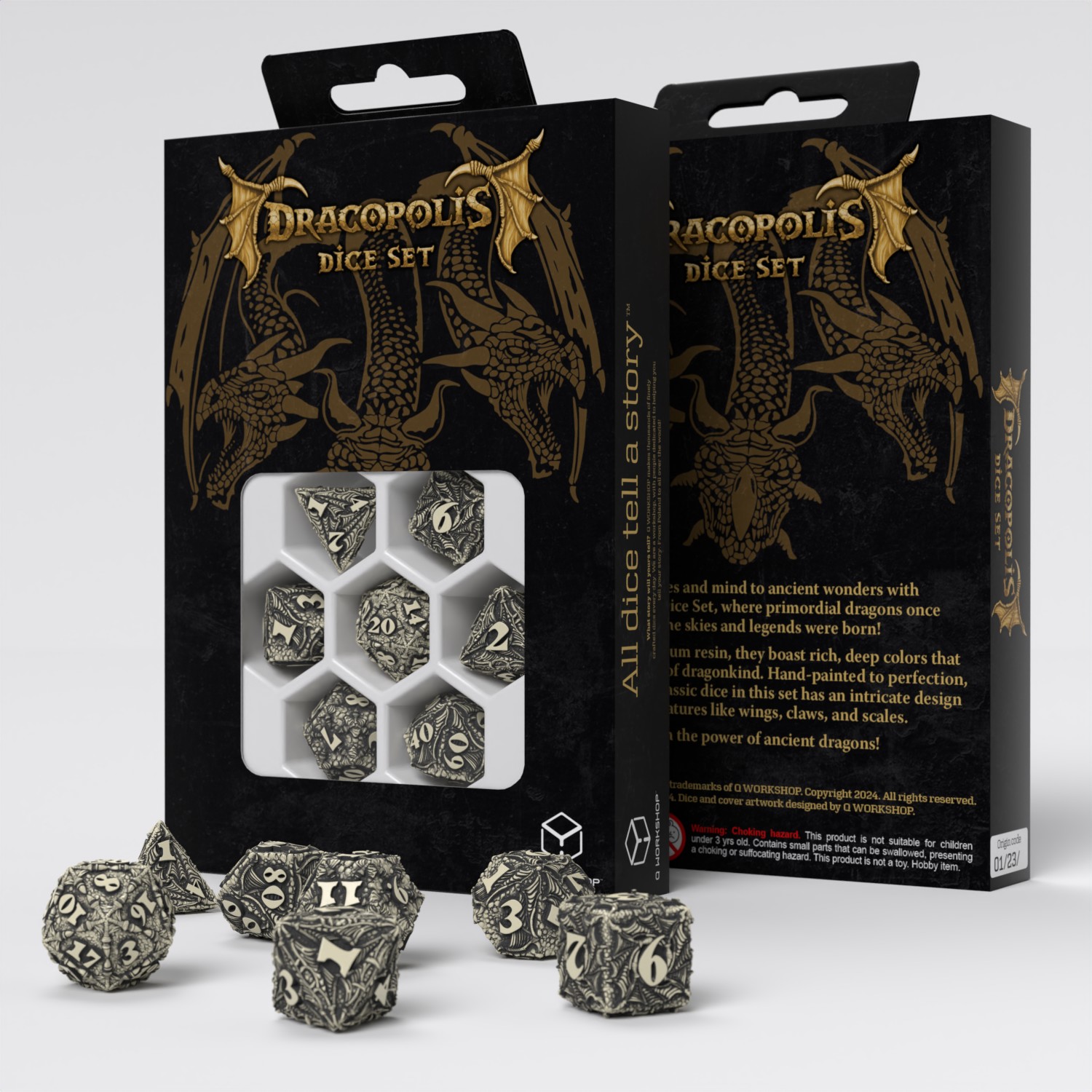 QW - Dracopolis Dice Set - The Scandinavian Blackfang