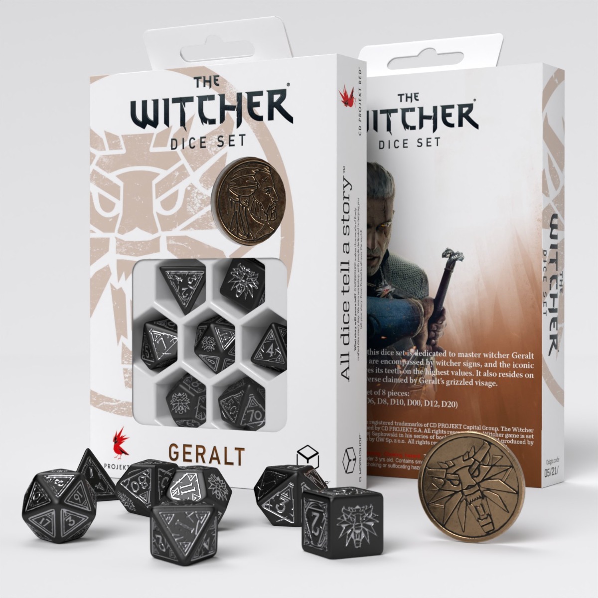 QW - The Witcher Dice Set. Geralt - The Silver Sword
