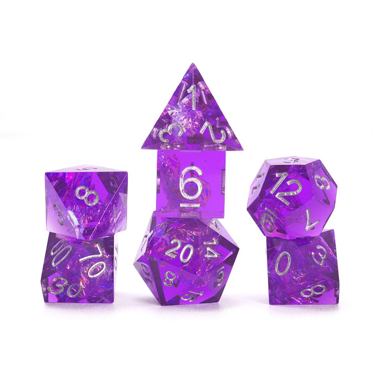 Sirius Dice – Dice Set - Sharp Purple Fairy
