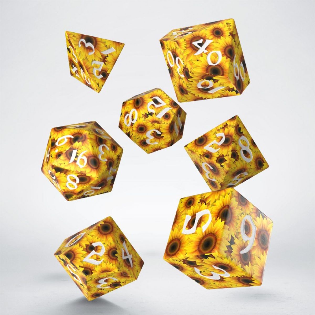 QW – Full Art Dice Set: Sunflower - Image 2