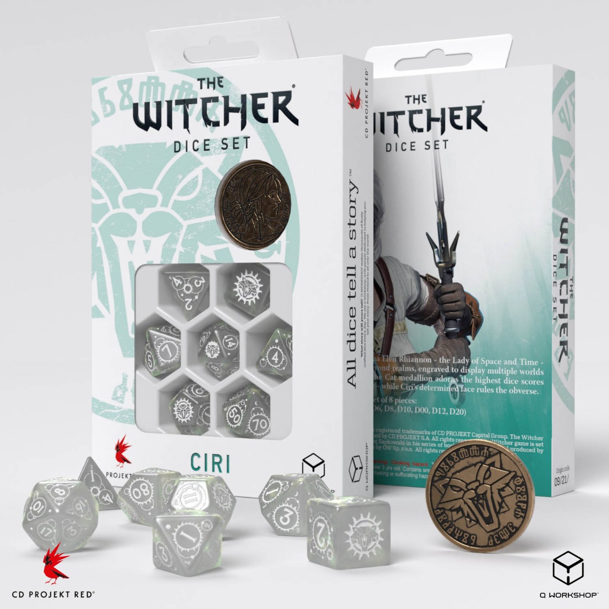QW - The Witcher Dice Set. Ciri - The Lady of Space and Time