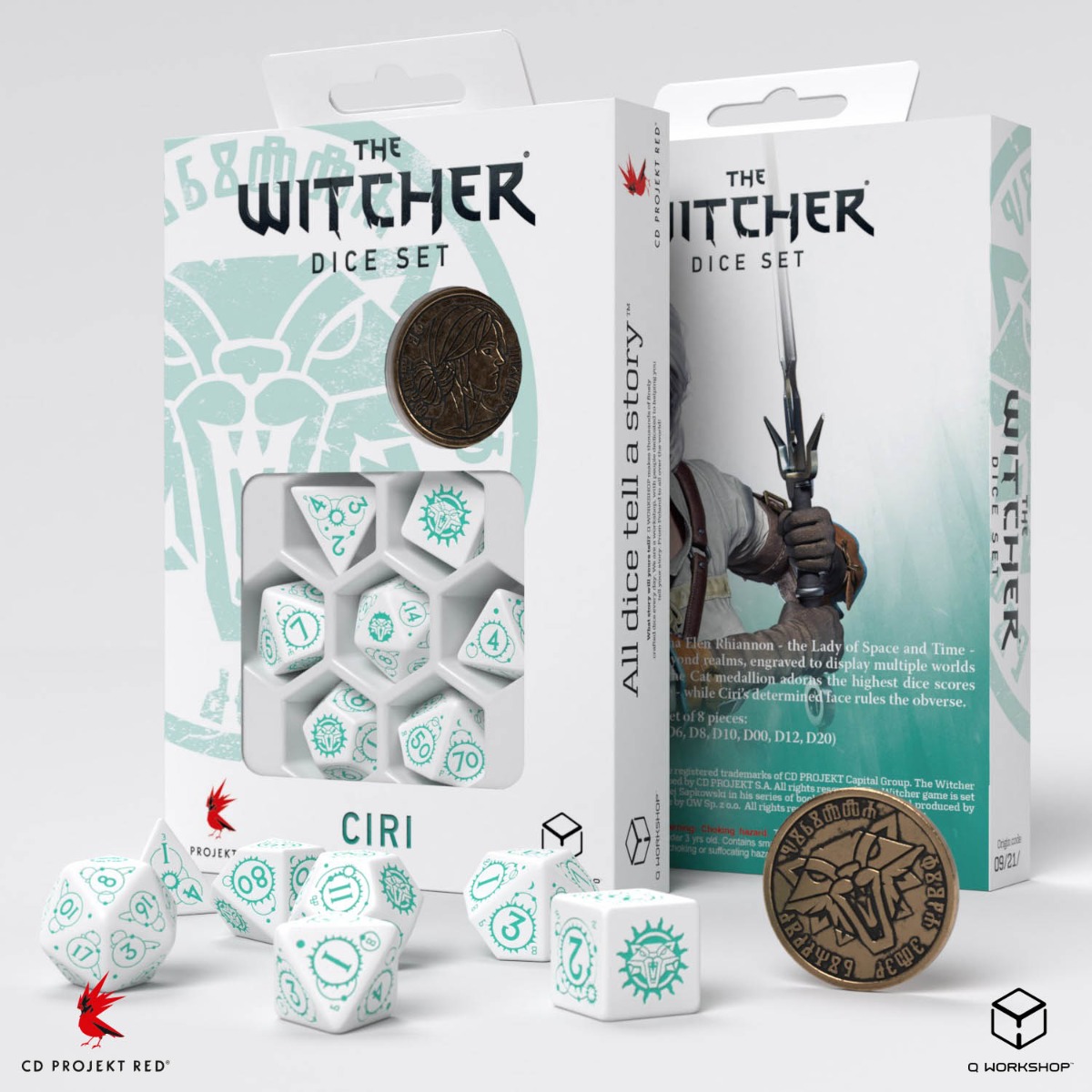 QW - The Witcher Dice Set. Ciri - The Law of Surprise
