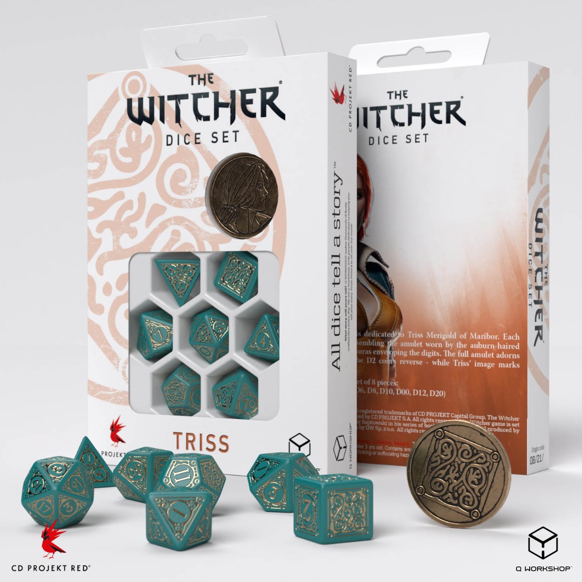 QW - The Witcher Dice Set. Triss - The Beautiful Healer