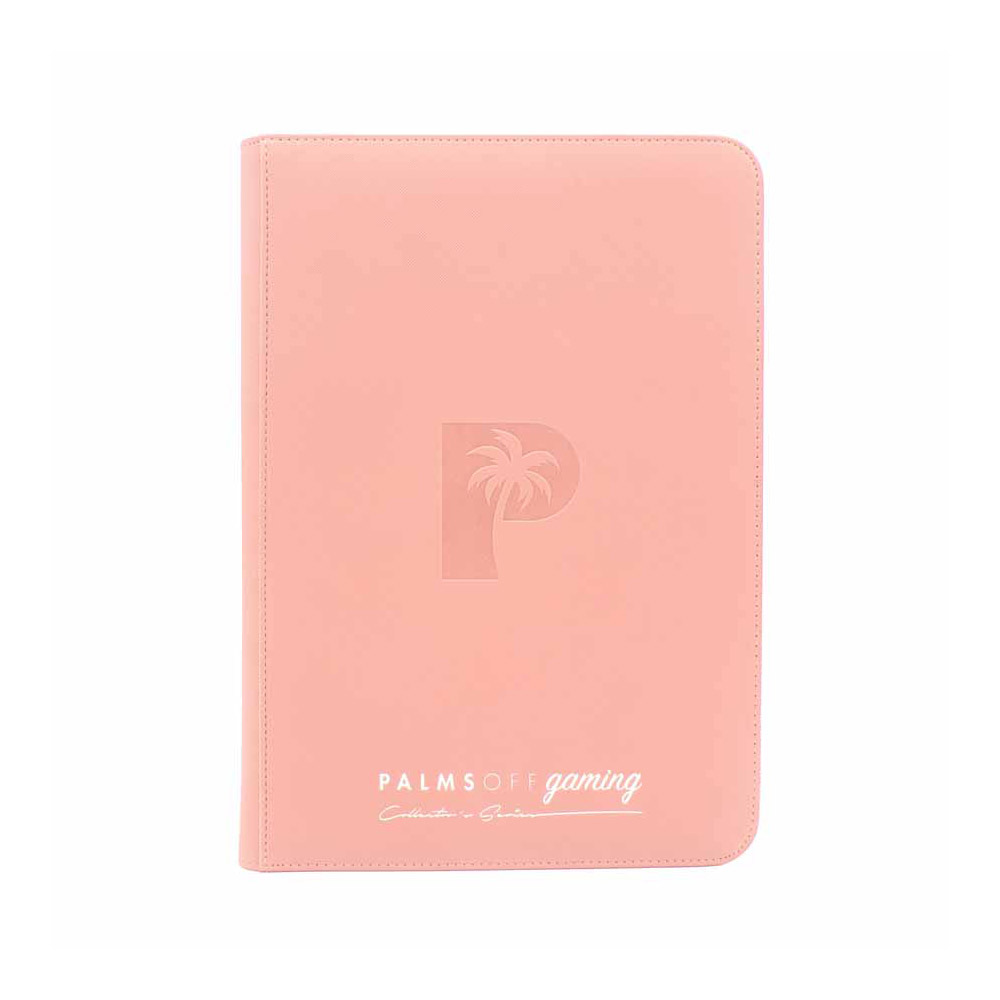 Palms Off Collector’s Series Top Loader Zip Binder - Pink