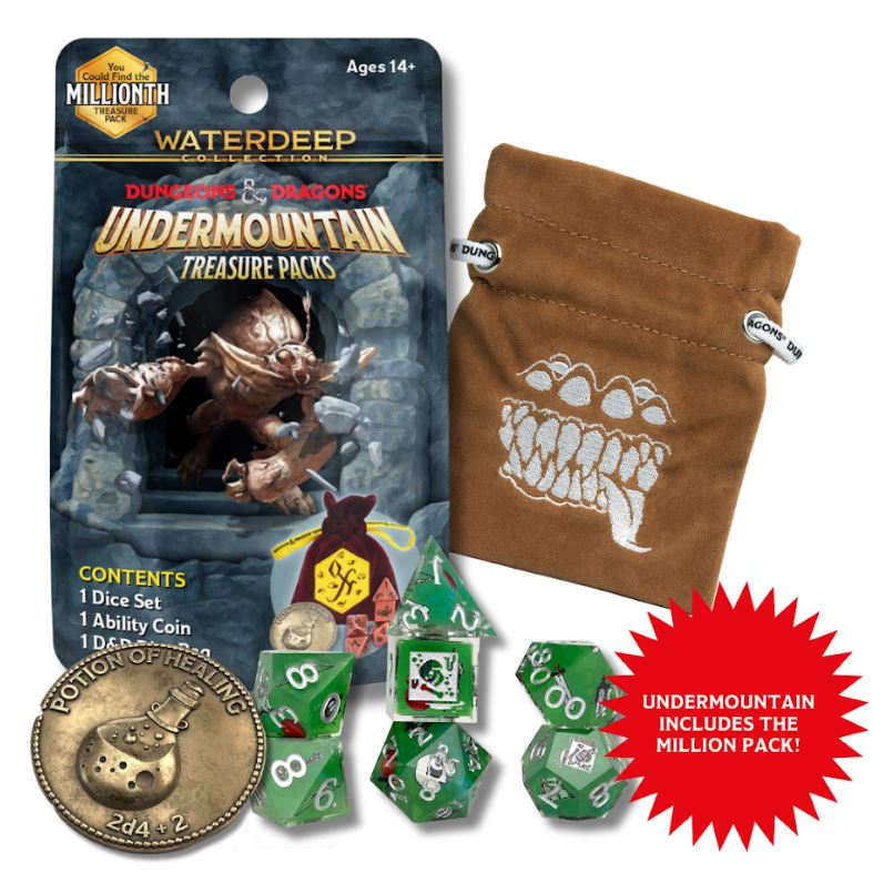 Dungeons & Dragons Undermountain Treasure Packs 25ct - Image 2