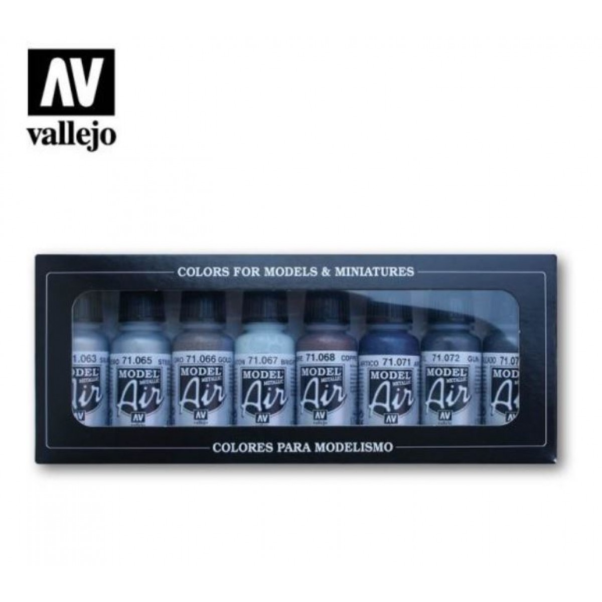 Vallejo - Model Air - Metallic Colors 8 Color Set